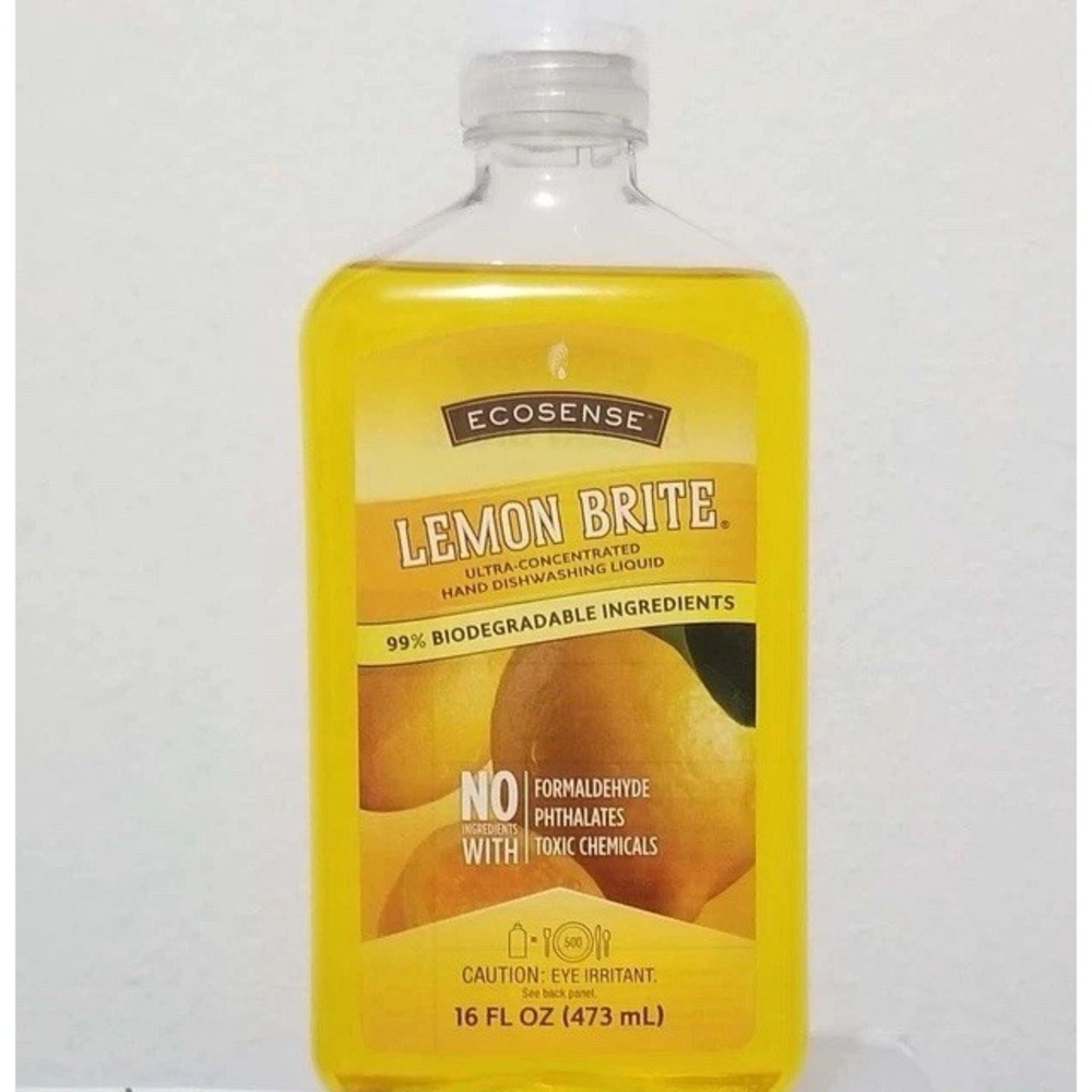 Ecosense Lemon Brite Concentrated Hand Dishwashing Liquid 16oz LEMON | Sealed‎